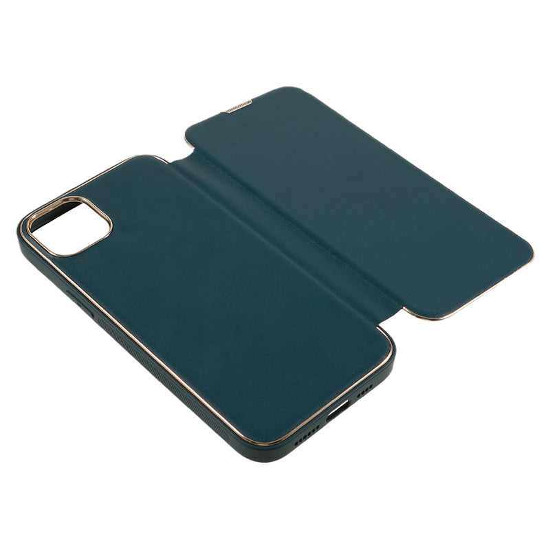 Pro iPhone 14 Plus PU kůže PC TPU kryt stojanu na telefon Pouzdro na galvanické pokovování mobilního telefonu Pro iPhone 14 Plus PU kůže PC TPU kryt stojanu na telefon Pouzdro na galvanické pokovování mobilního telefonu